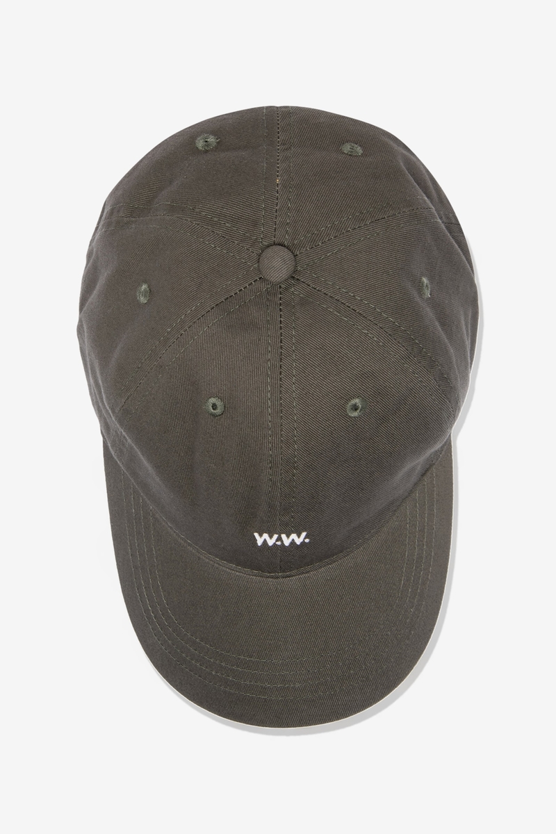 Wood Wood Low Profile Cap dust green Garmentory - Main Image
