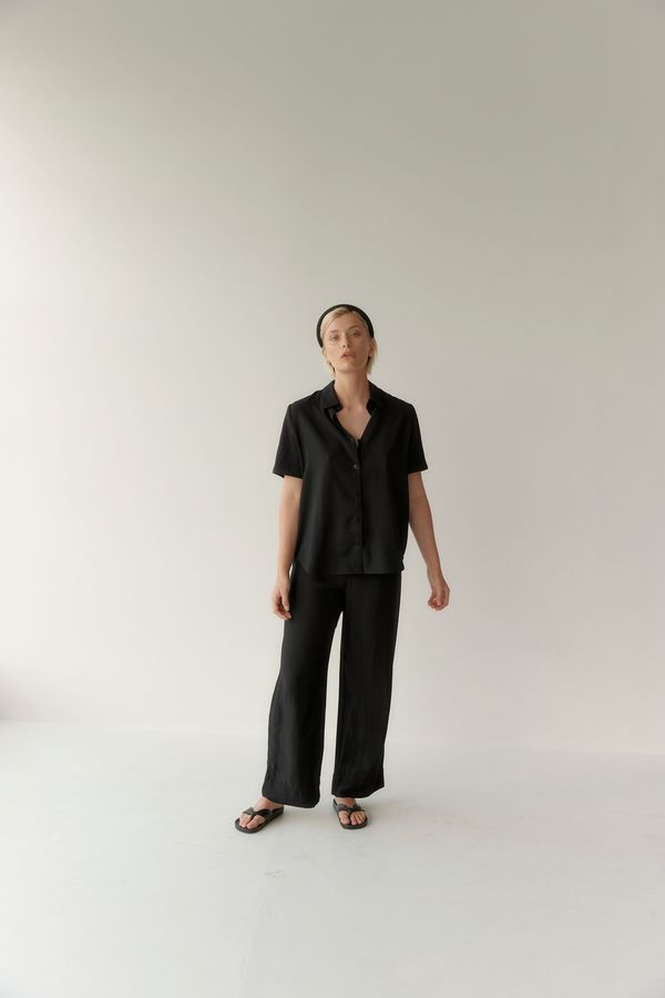 Mina Day Shirt - Black Mina Day Shirt - Black