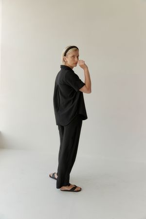 Mina Day Shirt - Black Mina Day Shirt - Black