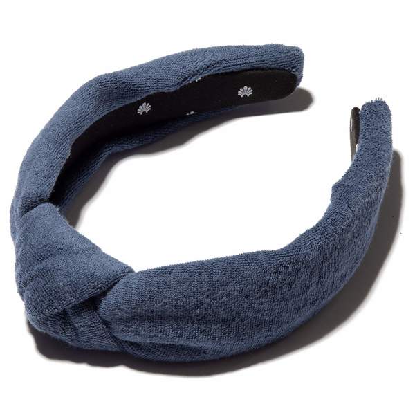 Lele Sadoughi Navy Padded Knot Headband NWT $195 Lele Sadoughi Mixed Crystal Woven Knotted Headband  main image 4