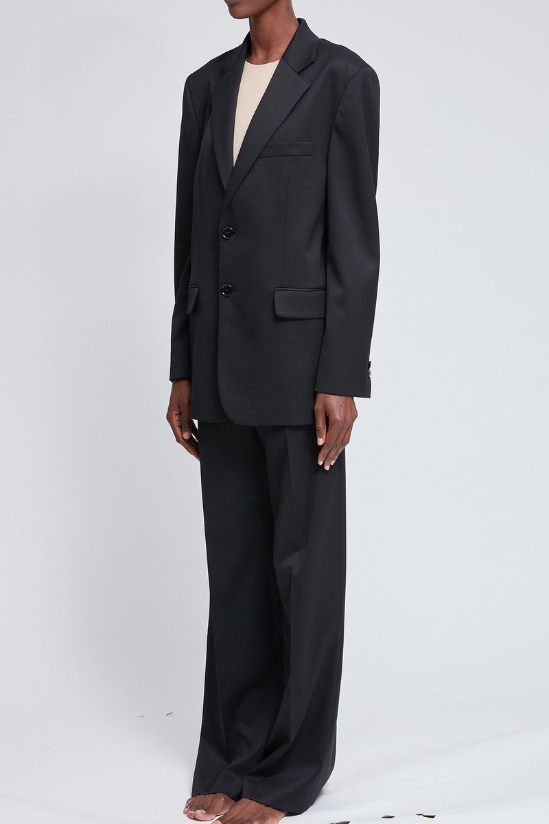 アウターその他 MM6 MAISON MARGIELA Woman Blazer Black S52BN0138S47848 900 MM6 Maison Margiela Double-breasted blazer | Women's