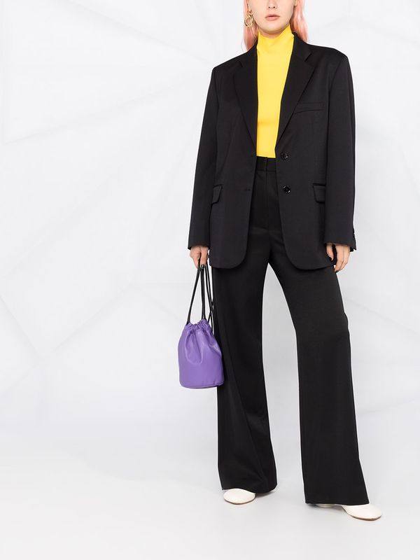 MM6 Maison Margiela Black Blazer - Black | Garmentory