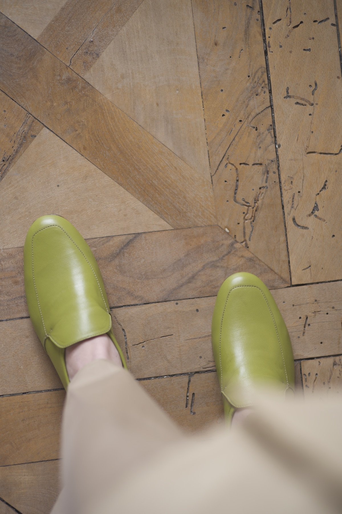 Anne Thomas Lo Nappa Loafers - Aloé - Image 3 of 4