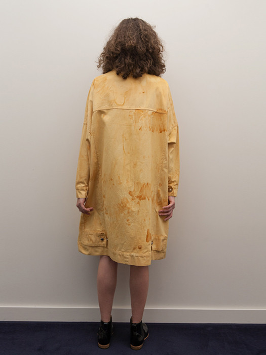 Unisex Eckhaus Latta Big Jean Jacket, Rust Unisex Eckhaus Latta Big Jean Jacket, Rust