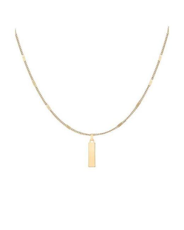 Jenny Bird Modernist Monogram Necklace - 14K gold-dipped brass Jenny Bird Modernist Monogram Necklace - 14K gold-dipped brass