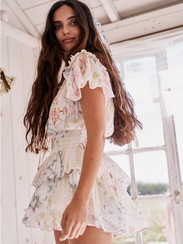 audette mini dress Anthropologie Audette Off-The-Shoulder
