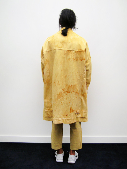 Unisex Eckhaus Latta Big Jean Jacket, Rust Unisex Eckhaus Latta Big Jean Jacket, Rust