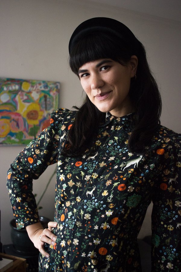 Samantha Pleet Leap Dress - Black Illuminated