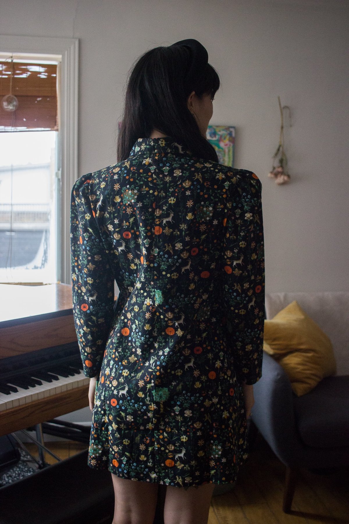 Samantha Pleet Leap Dress - Black Illuminated - Image 11 of 14