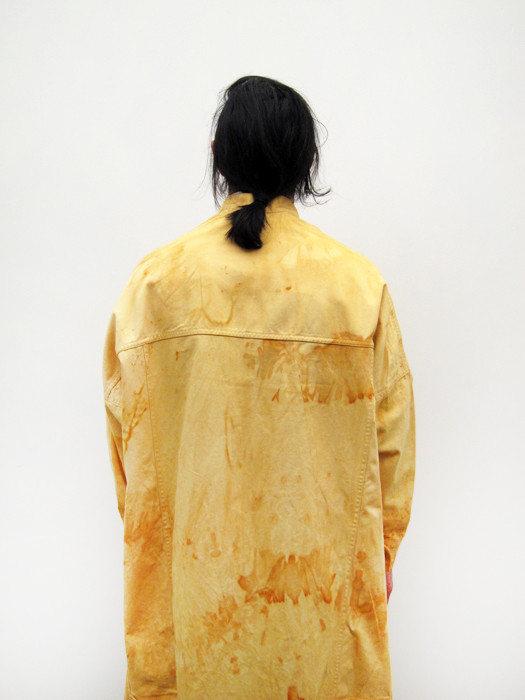 Unisex Eckhaus Latta Big Jean Jacket, Rust Unisex Eckhaus Latta Big Jean Jacket, Rust