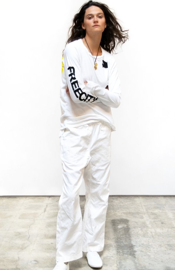 unisex freecity Artists Wanted T-shirt - white