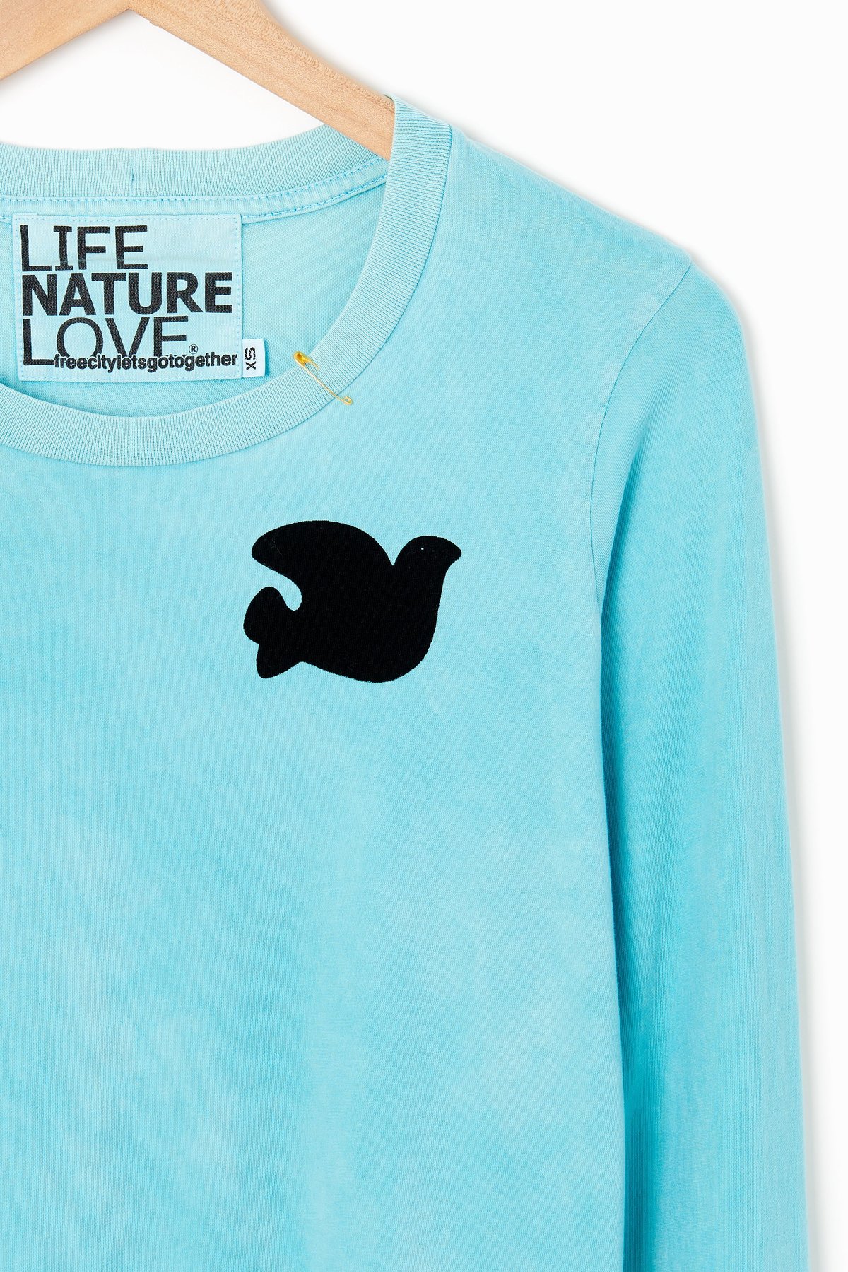 unisex freecity Life Nature Love T-shirt - pool blue | Garmentory
