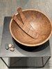 CLEMENTINE'S Black Walnut Round Wooden Bowl - Thumbnail 2
