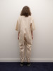 Electric Feathers Boat Jumpsuit, Straw - Thumbnail 3