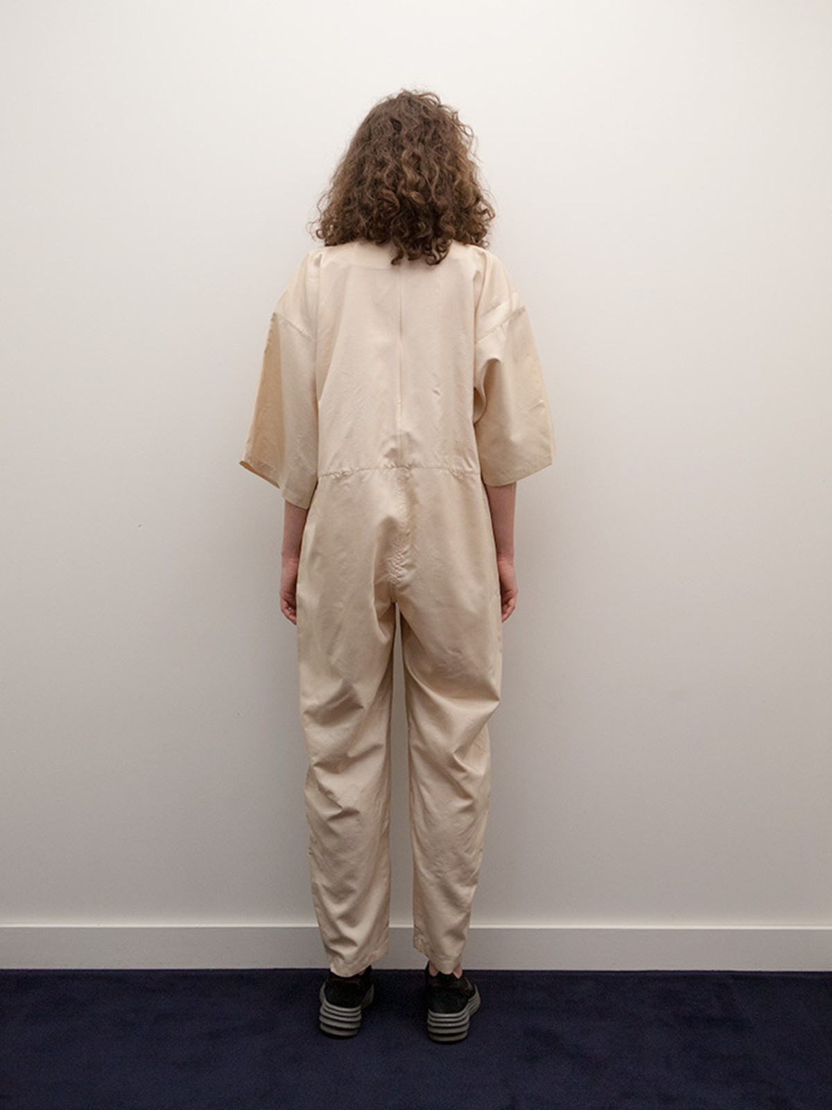 Electric Feathers Boat Jumpsuit, Straw - Image 3 of 3