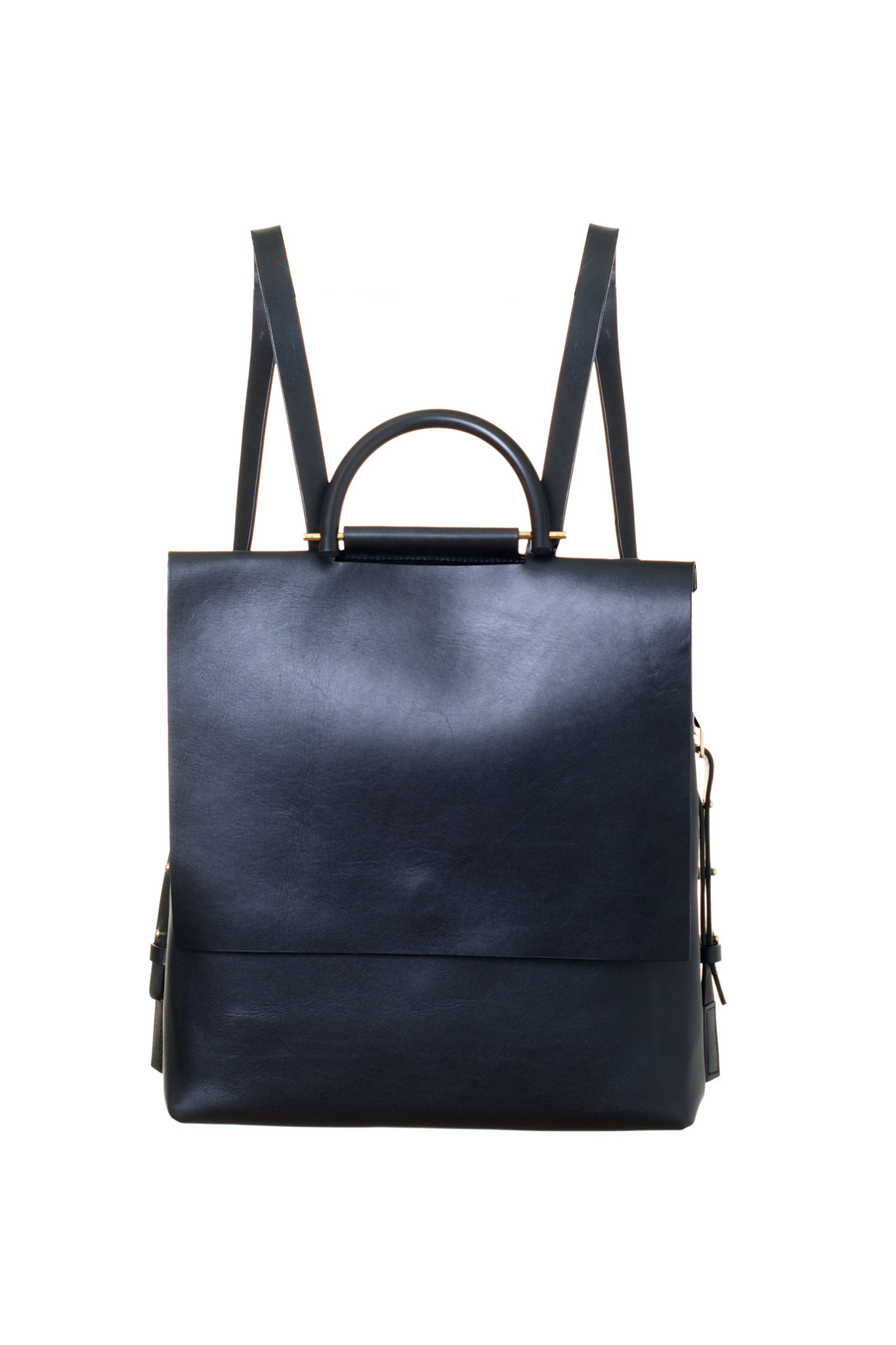 Building Block Leather Rucksack Garmentory