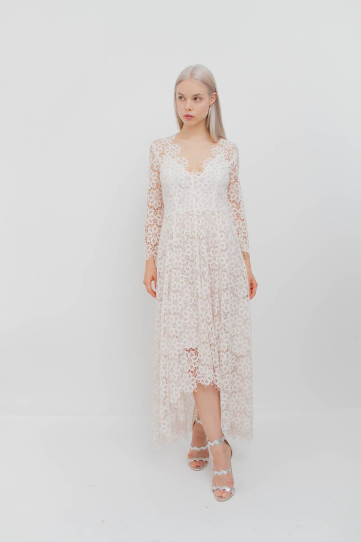 EMPIRE GUIPURE LACE DRESS | Garmentory