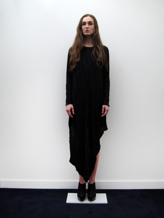 Ann-Sofie Back Broken Hem Long Sleeve Dress Ann-Sofie Back Broken Hem Long Sleeve Dress