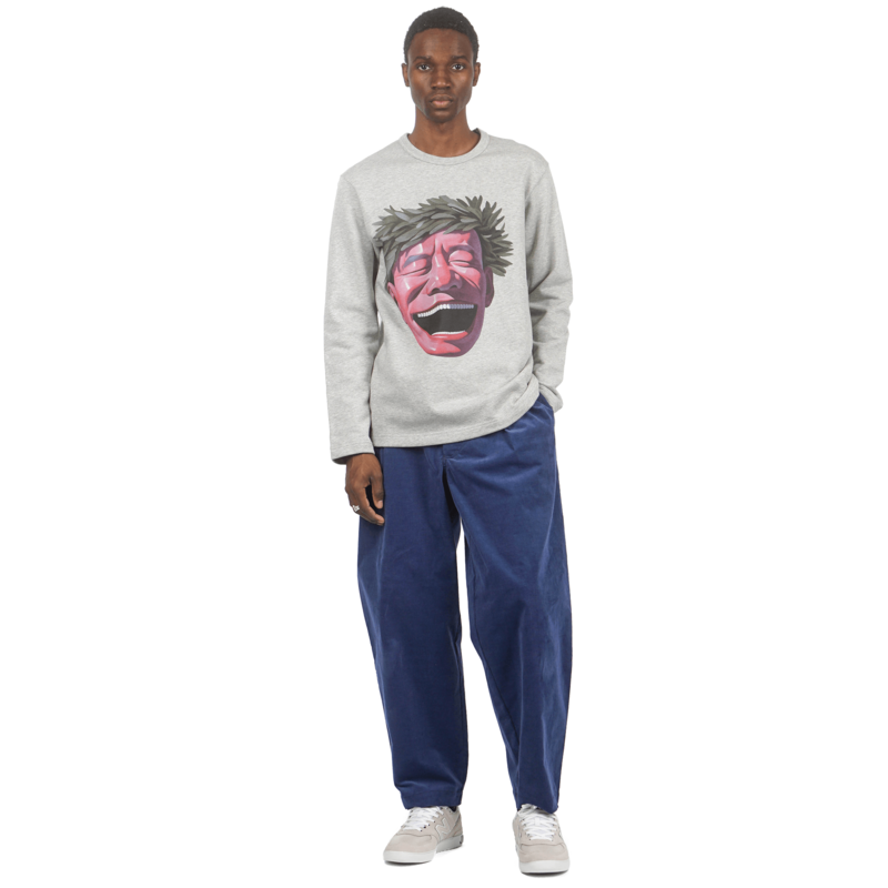 Comme Des Garcons SHIRT YUE MINJUN CREWNECK SWEATSHIRT - GREY