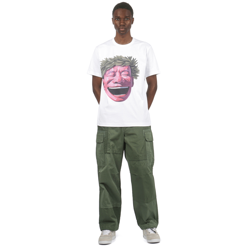 COMME des GARCONS SHIRT YUE MINJUN 7分袖T Comme Des Garcons SHIRT YUE MINJUN SHORT SLEEVE T-SHIRT - WHITE