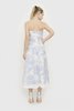 Suno Organza Jacquard Dress - White/Lilac - Thumbnail 2