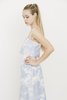 Suno Organza Jacquard Dress - White/Lilac - Thumbnail 4
