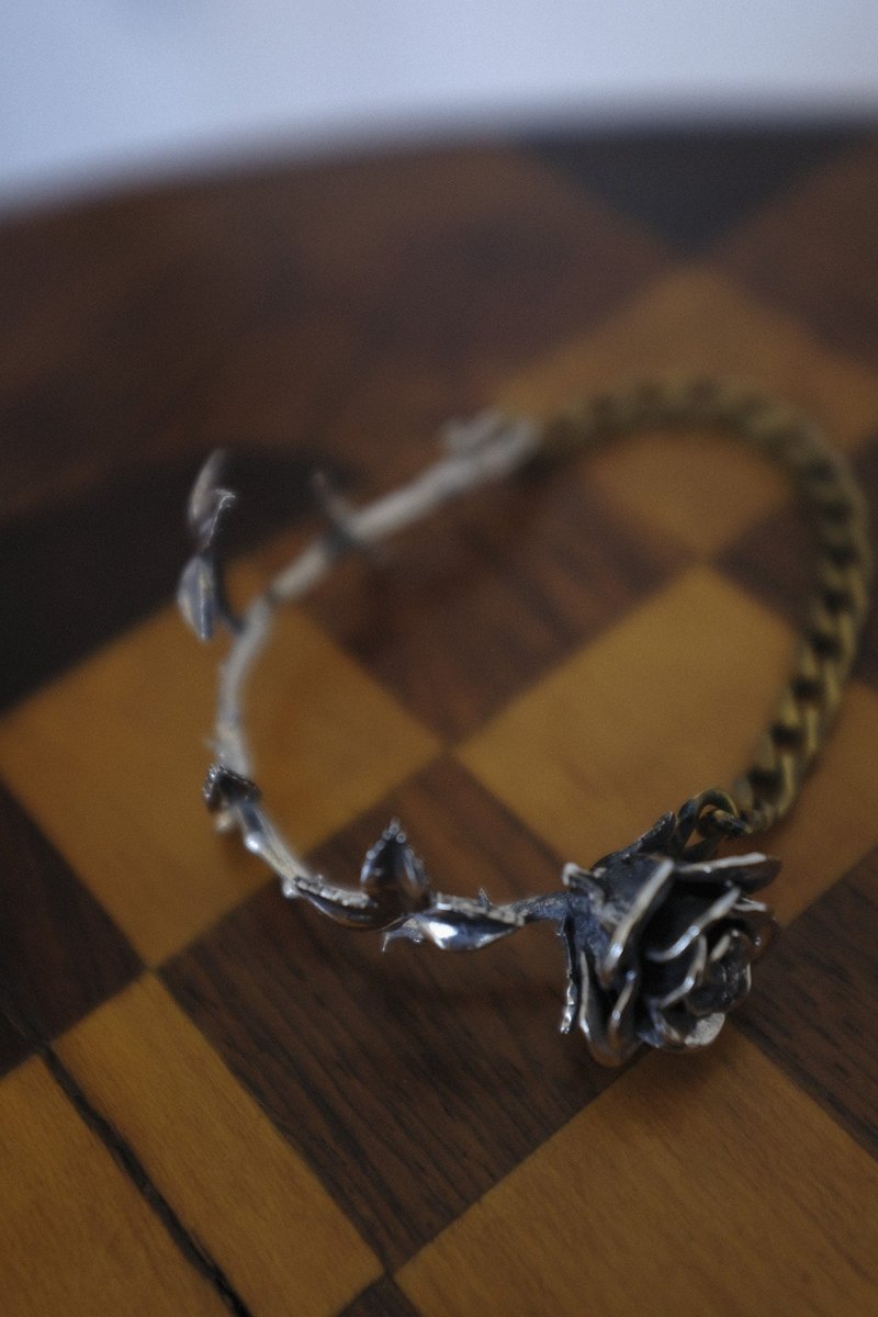 Enfants Riches Déprimé ローズ チェーン ブレスレット ROSE and CHAIN BRACELET — Enfants Richés Deprimes