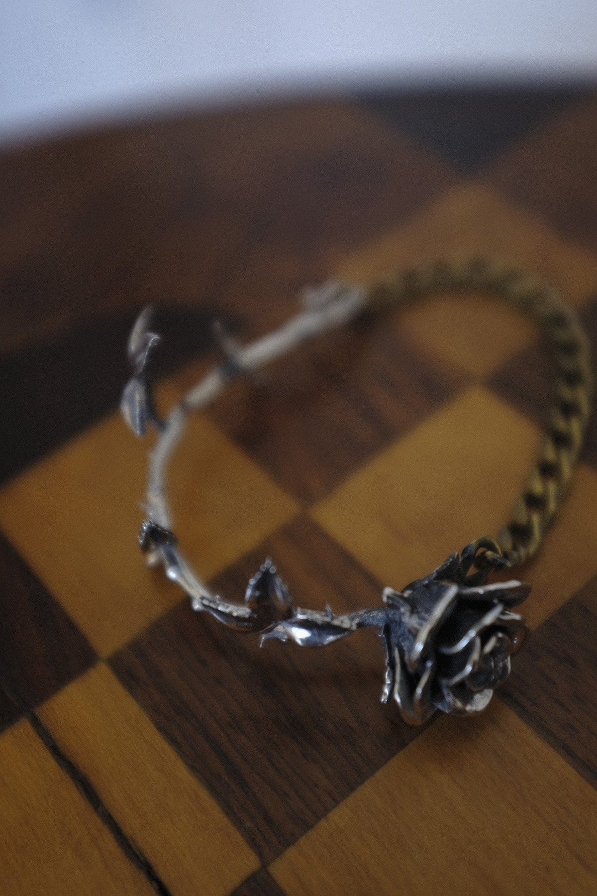 Enfants Riches Deprimes Rose & Chain Bracelet - .925 Silver