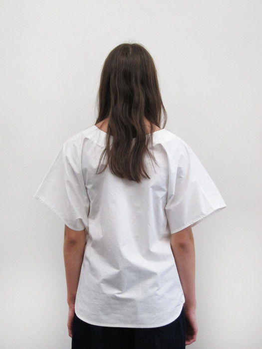 Rowena Sartin Circle Top with Chest Pocket Rowena Sartin Circle Top with Chest Pocket
