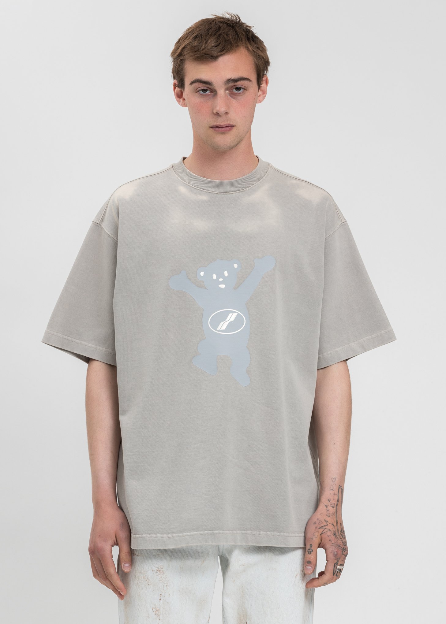 we11done Teddy T Shirt - Ivory | Garmentory