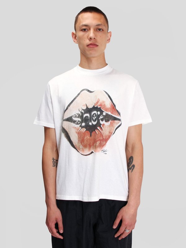 Our Legacy Box T-Shirt - White Show Kiss Print | Garmentory