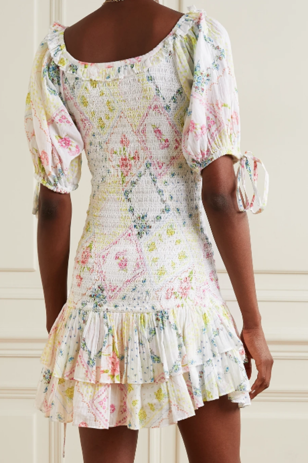 LoveShackFancy Violet Dress - Multi 