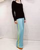 Vintage Knit Pant - Arctic Blue/Lime - Thumbnail 5