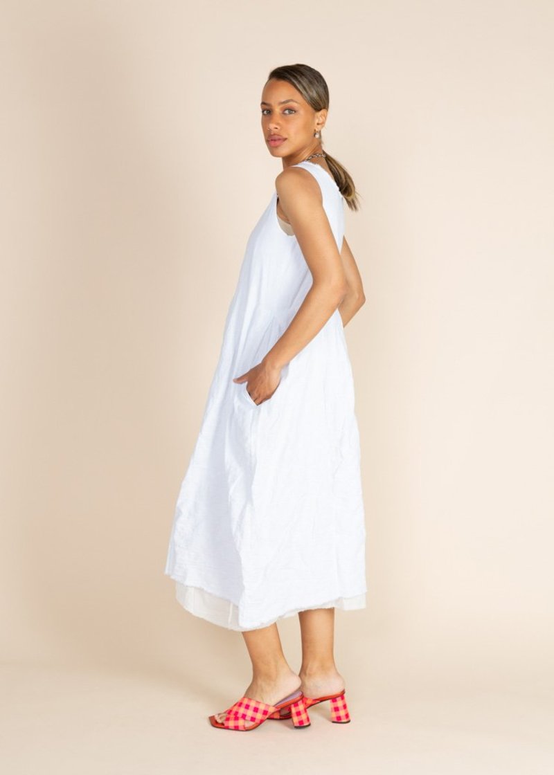 24ss H+ HANNOH WESSEL DRESS Reana ワンピース H+ Hannoh Wessel Rania Dress - White | Garmentory