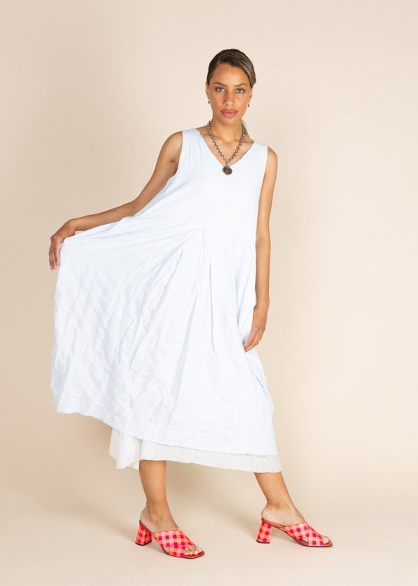 H+ Hannoh Wessel Roscka Dress - White Stripes | Garmentory