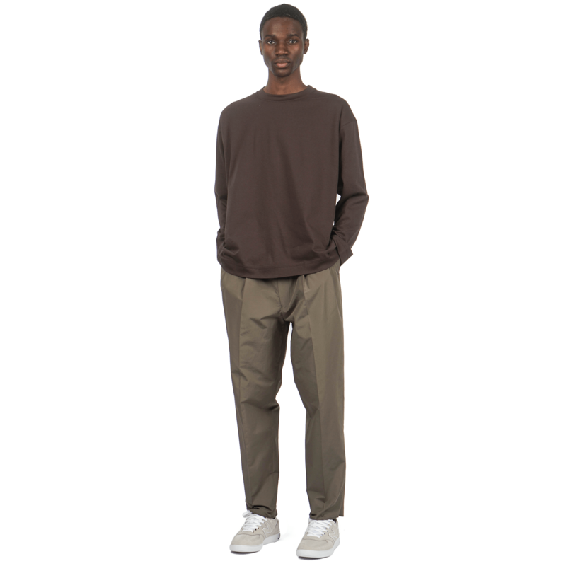 N.Hoolywood Tapered Easy Slacks khaki