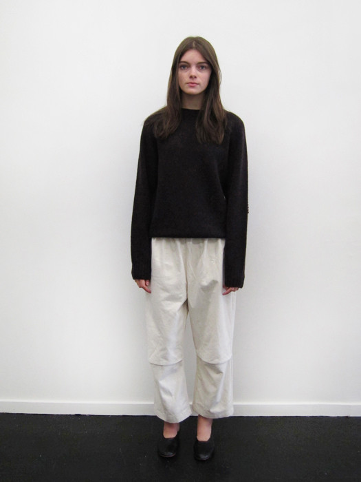 Unisex Rowena Sartin Cropped Split Knee Pant Unisex Rowena Sartin Cropped Split Knee Pant