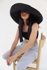 Beklina Voluminoso Tie Hat - Black - Thumbnail 3