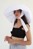 Beklina Voluminoso Tie Hat - White - Thumbnail 3