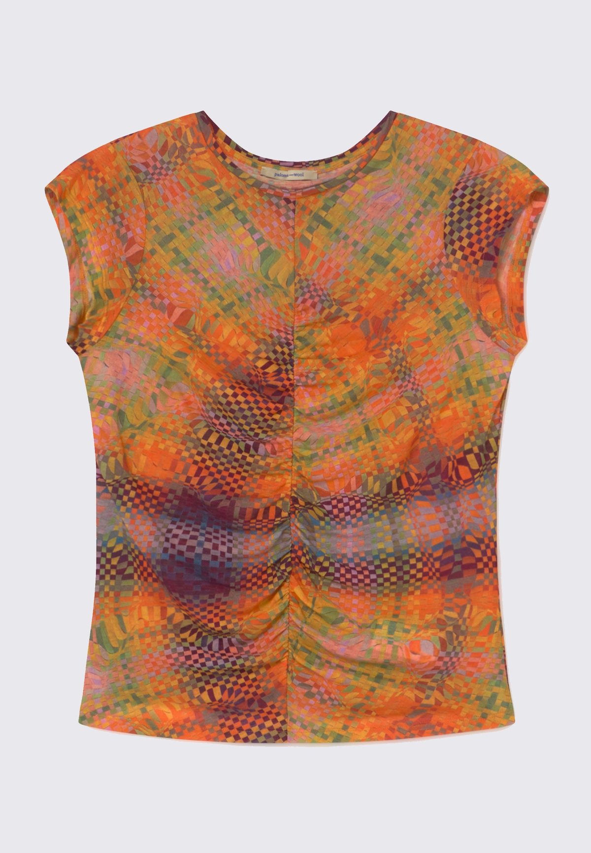 paloma wool ビーズ装飾付きブラウンベアトップ paloma wool ビーズ装飾付きブラウンベアトップ