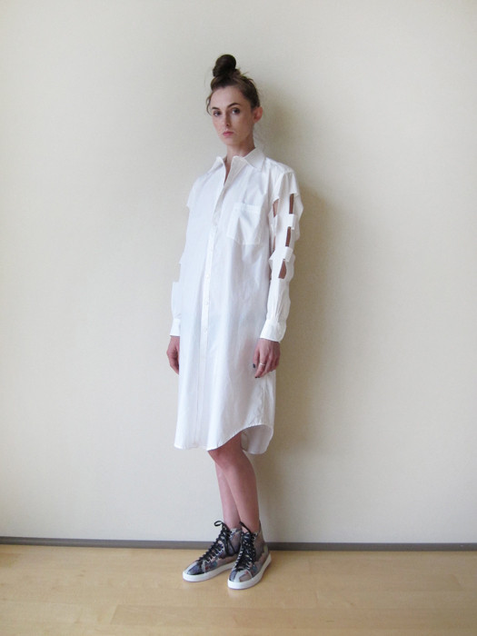 Nancy Stella Soto Cutout Shirtdress Nancy Stella Soto Cutout Shirtdress