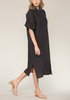 Filosofia Alexa Linen Shirt Dress - Ink - Thumbnail 2