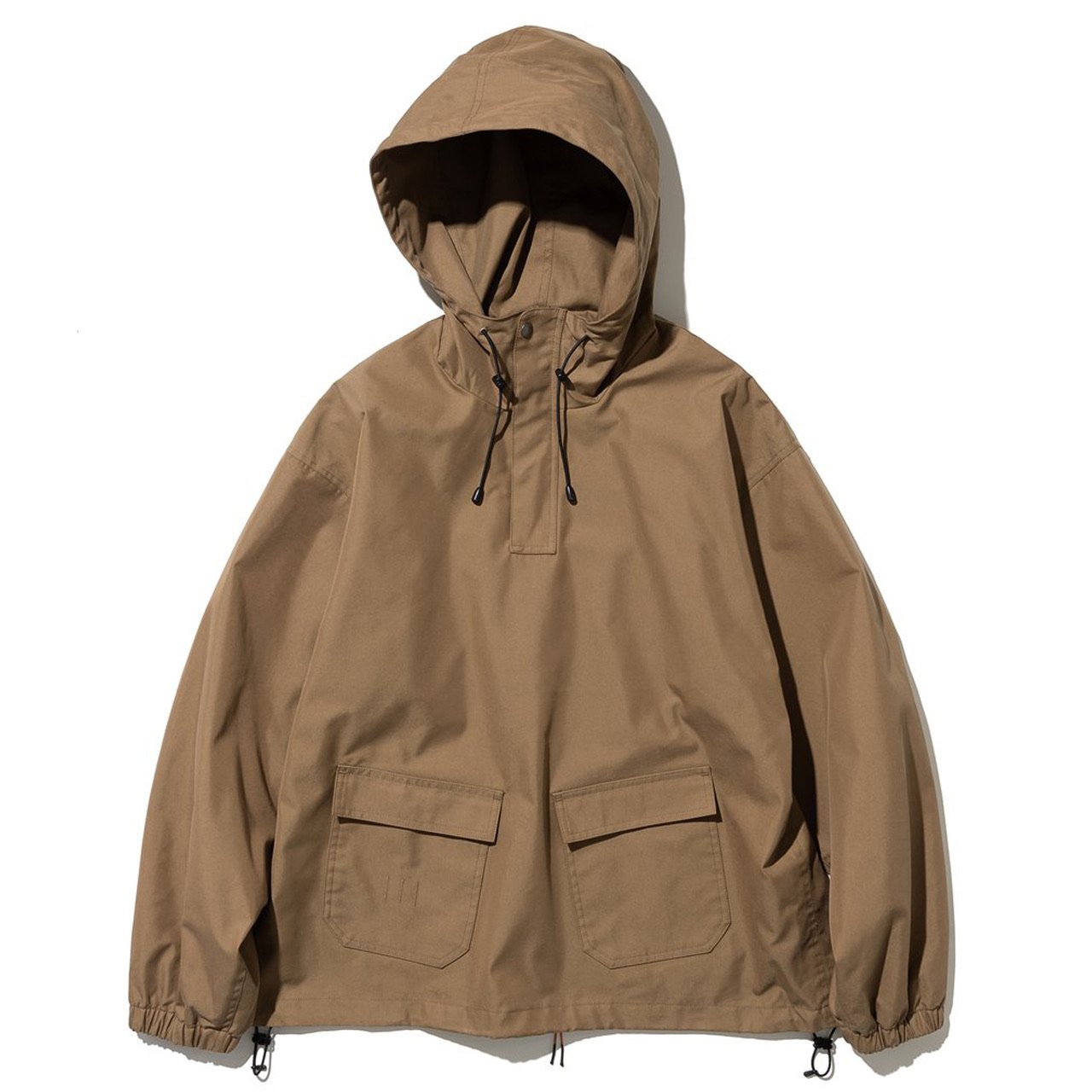 UNIFORM BRIDGE Smock Anorak Jacket Brown Garmentory
