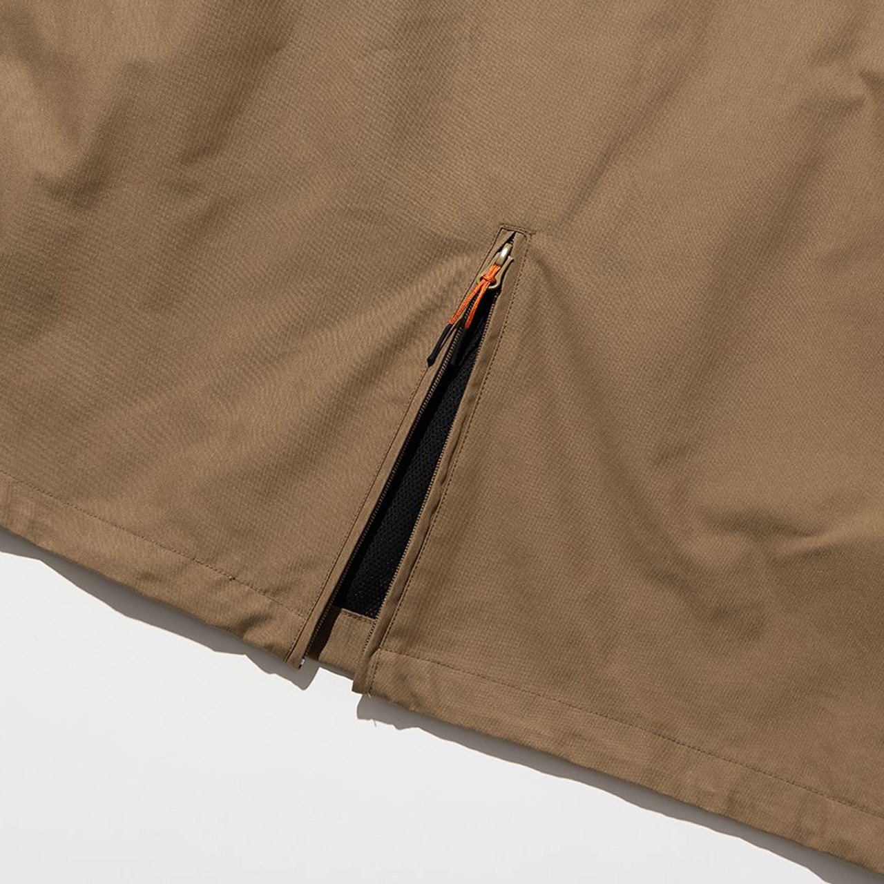UNIFORM BRIDGE Smock Anorak Jacket Brown Garmentory