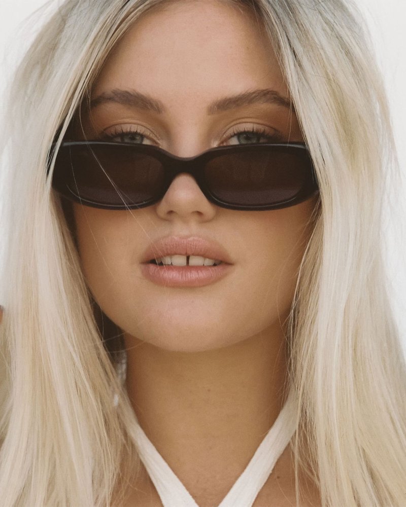 Raie Eyewear Jacquie Sunglasses - Choc Brown | Garmentory display picture 2