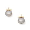 Catherine Canino Large Pebble Pearl Earring - Thumbnail 2