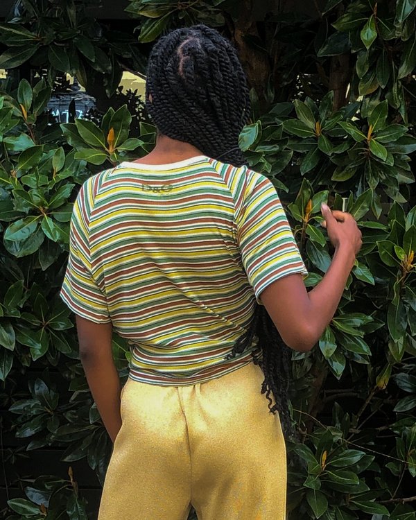 Vintage Dolce & Gabbana Rough Star Knit Top