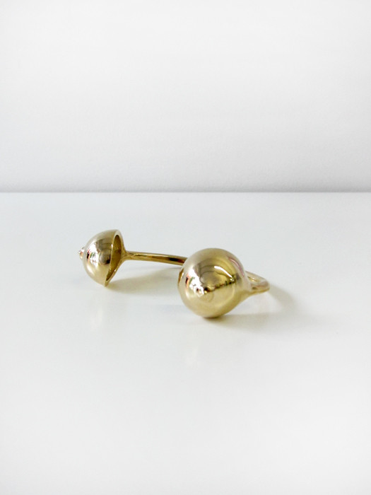 Quarry Double Opis Cuff w/Nipples Quarry Double Opis Cuff w/Nipples