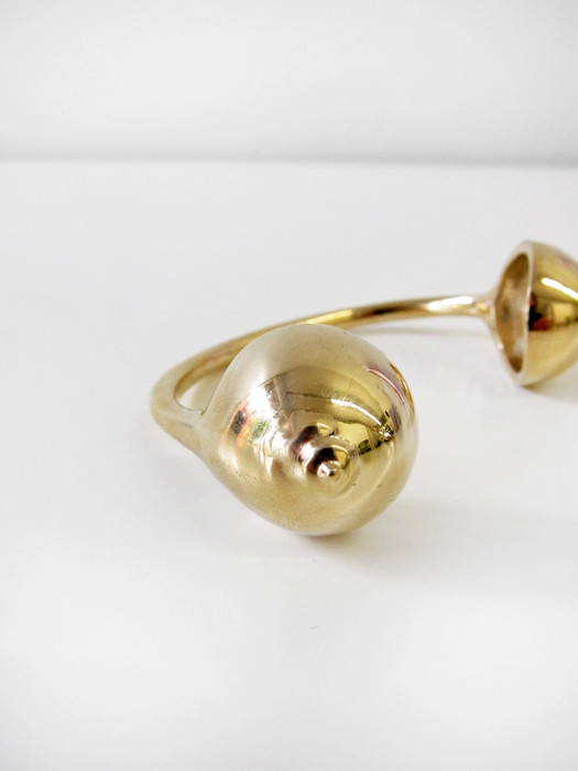 Quarry Double Opis Cuff w/Nipples Quarry Double Opis Cuff w/Nipples