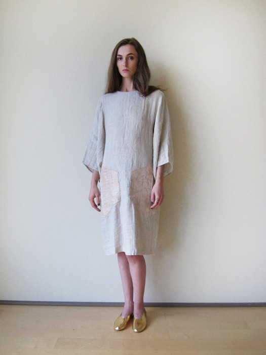 Cosmic Wonder Double Ply Linen Dress Cosmic Wonder Double Ply Linen Dress